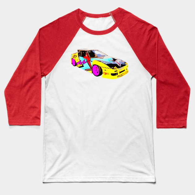 16-bit Mazda RX-7 Baseball T-Shirt by RodeoEmpire